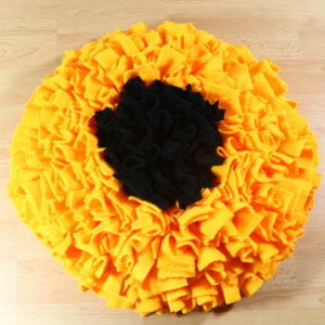 Runder Schnüffelteppich „Sonnenblume“