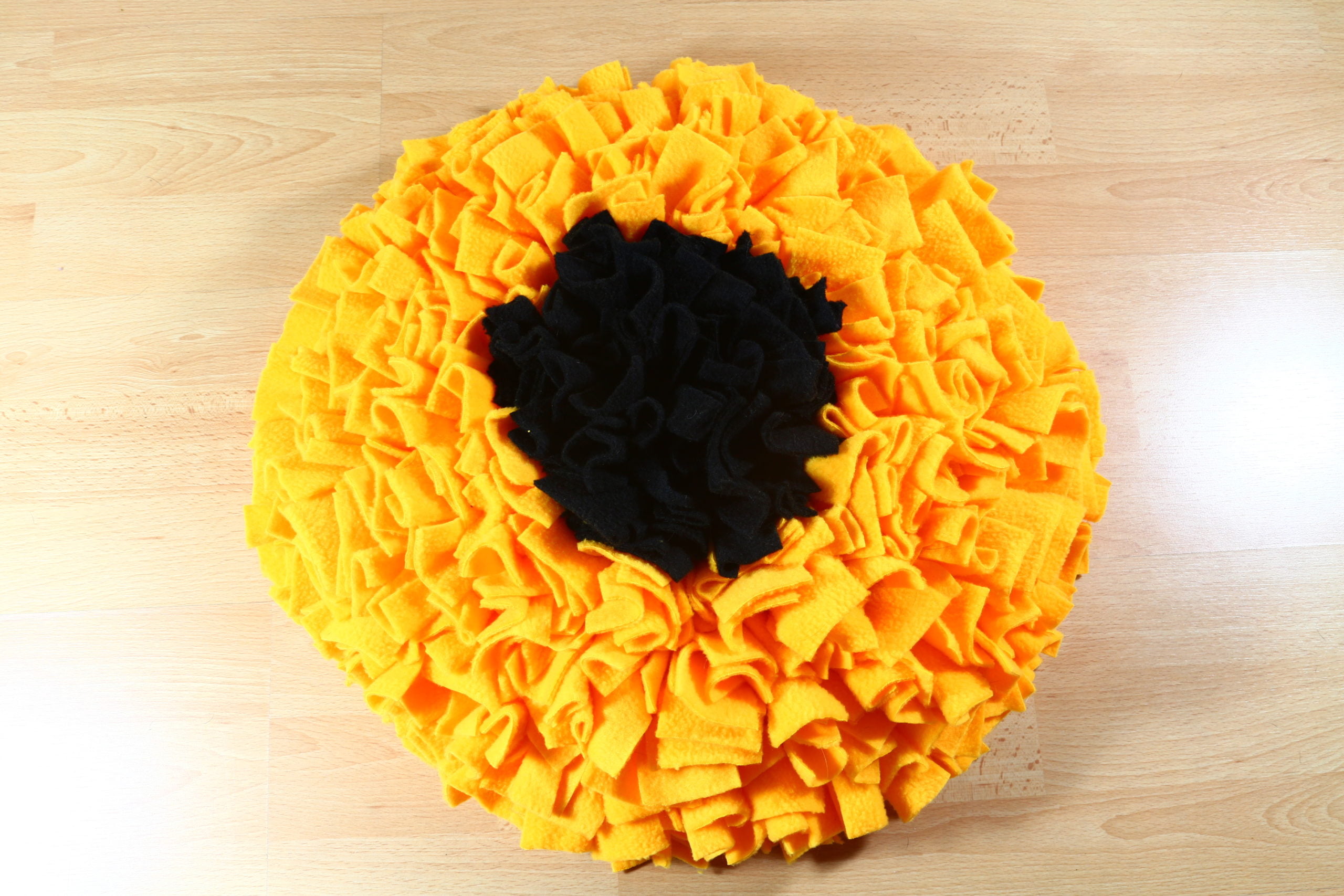 Runder Schnüffelteppich „Sonnenblume“