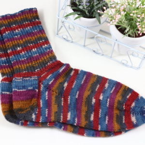 Handgestrickte Socken Muster Nr. 3, verschiedene Größen