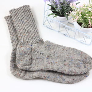 Handgestrickte Socken Muster 15, Größe 42