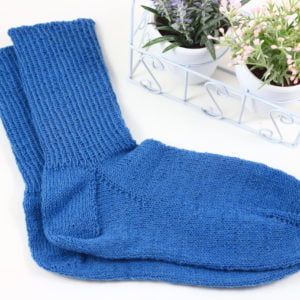 Handgestrickte Socken Muster 19, Größe 45