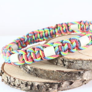 EM-Keramik-Schmuckhalsband “Light Stripes”